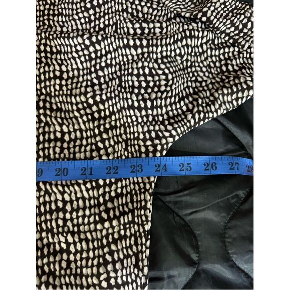 Easywear by Chicos Top Womens Size 1 Brown White Wavy Mazy Ballina Pullover NWT - Picture 5 of 9